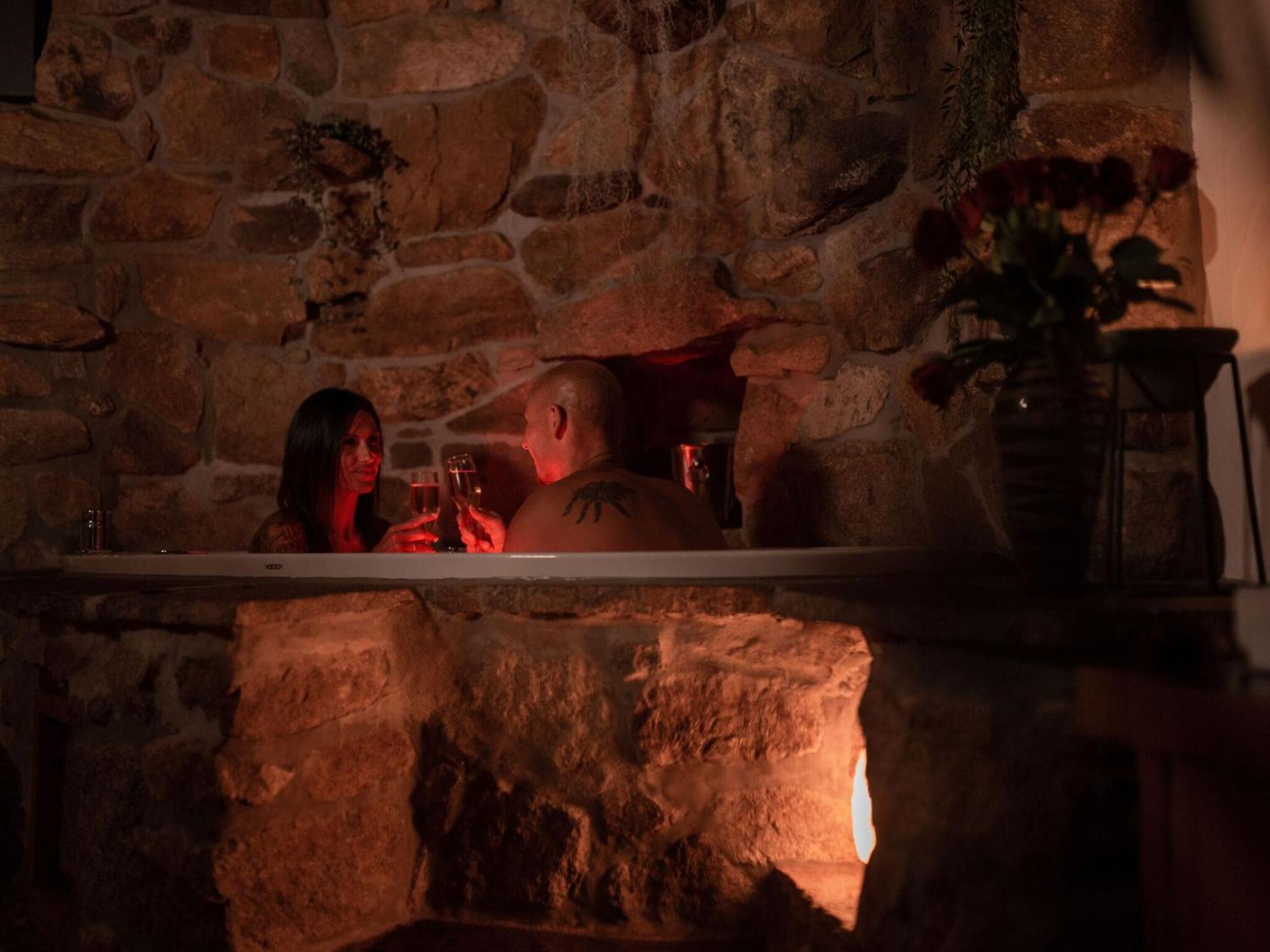 Holiday Home With Whirlpool And Sauna In 비에탁 외부 사진